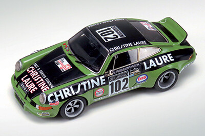 ARENA AREM726 - PORSCHE CARRERA 2,7 RS GR.4 CHRISTINE LAURE FREQUELIN-GELIN TOUR DE FRANCE 1973 N.102