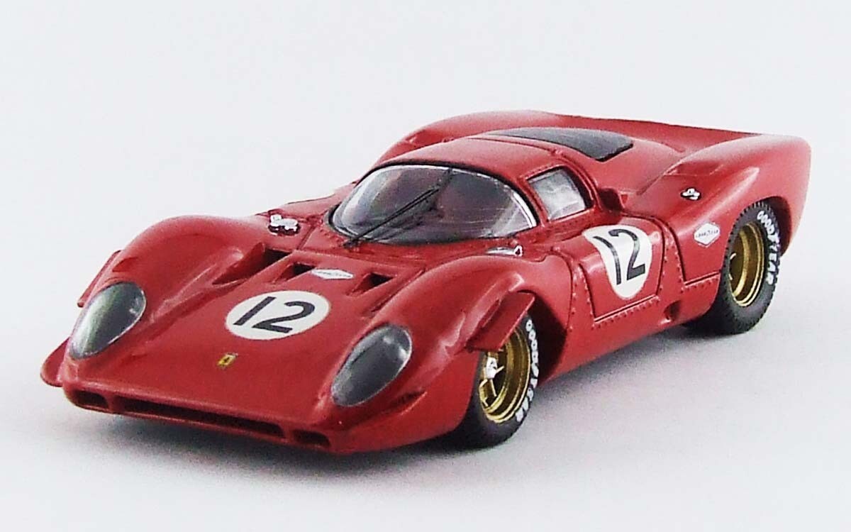 BEST9589 - FERRARI 312 P COUPE' - Bridgehampton 1969 - P. Rodriguez #12