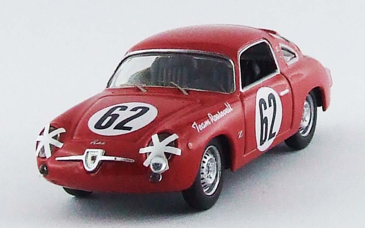 BEST9617 FIAT 750 ABARTH - 12H. Sebring 1959 - Cussini/Cattini #62