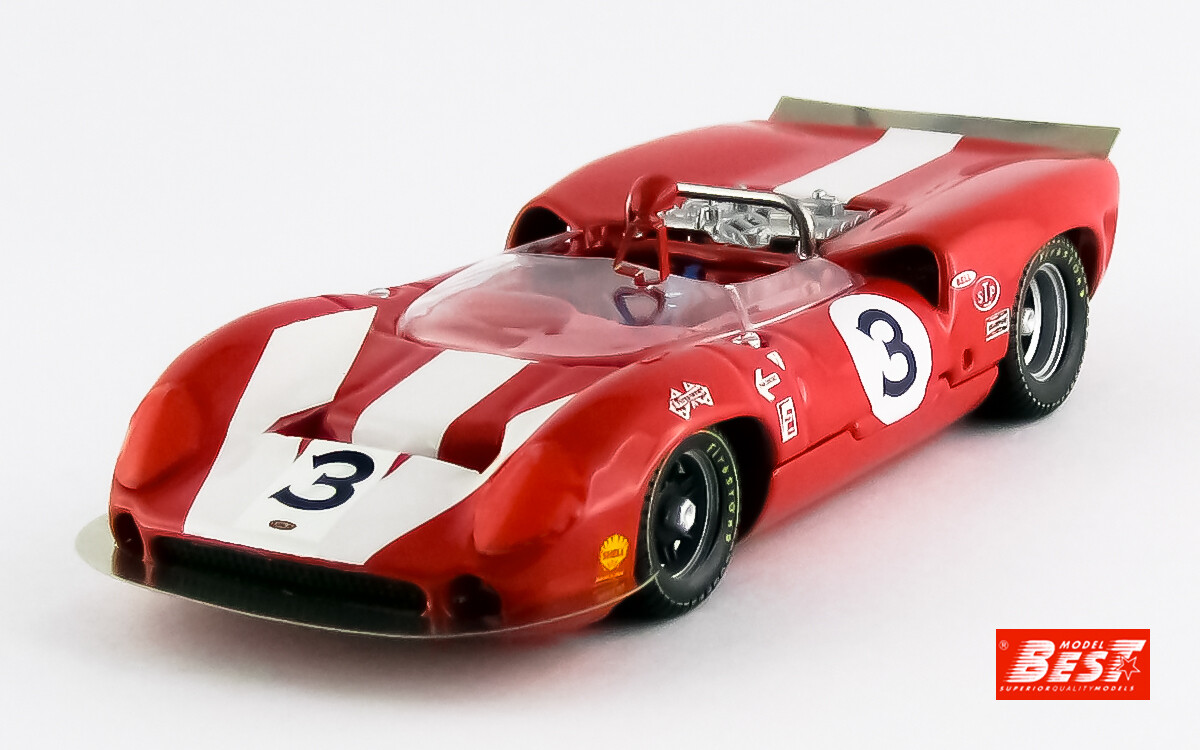 BEST9633 LOLA T70 MK.2 - Can-Am St. Jovite 1966 - J. Surtees 3 - R.R.: WINNER