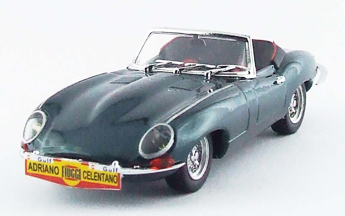 BEST9618 JAGUAR E SPYDER - Cantagiro 1962 - Adriano Celentano - Verde met./Green met.