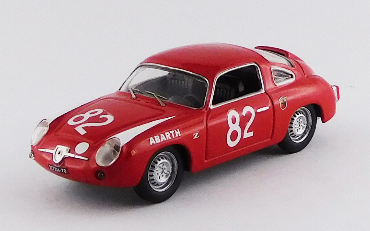 BEST9669 FIAT ABARTH 850 ZAGATO - 500 Km. Nürburgring 1960 - Castellina/Vinatier - WINNER
