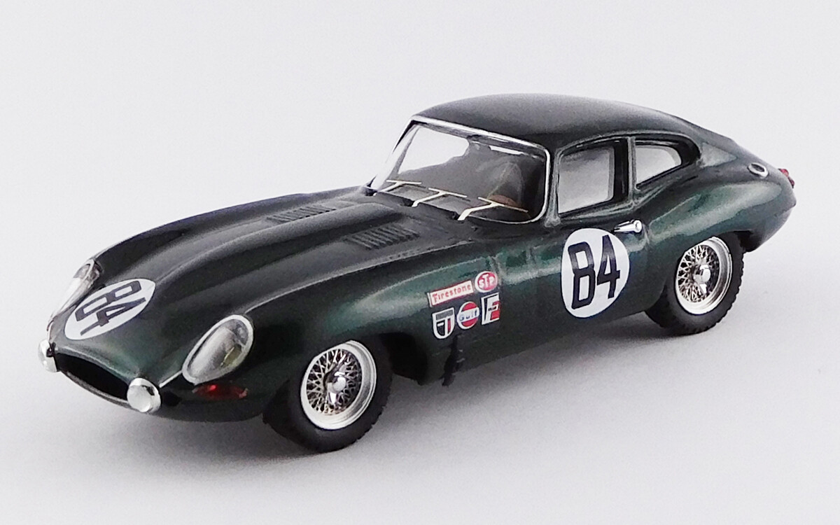 BEST9657 JAGUAR E TYPE COUPE' - Sebring 12 Hours 1968 - Rodgers/Robson - #84