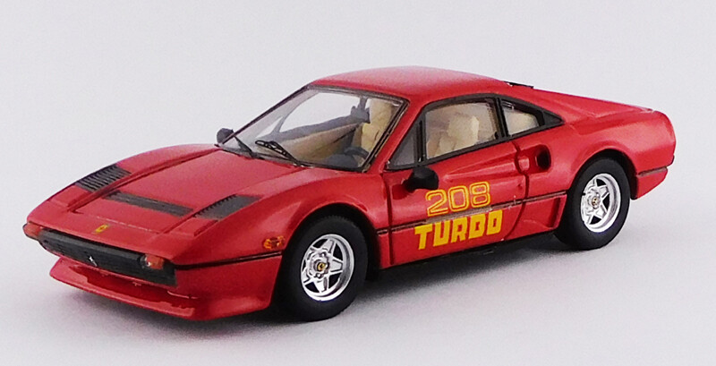 BEST9678 FERRARI 208 GTB TURBO - 1980 - Rosso-Red