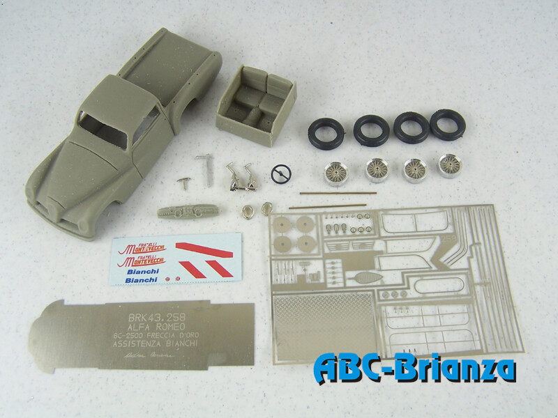 BRK43258 ALFA ROMEO 6C 2500 FRECCIA D'ORO ASSISTENZA BIANCHI 195