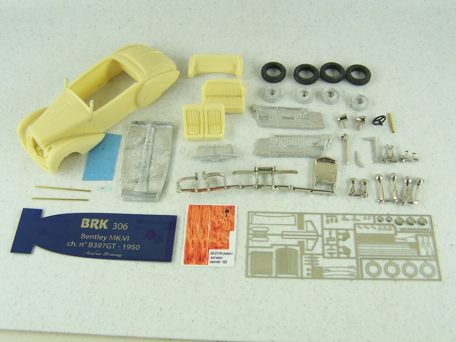 BRK43306 BENTLEY MKVI DHS CHASSIS N.B397GT 1950