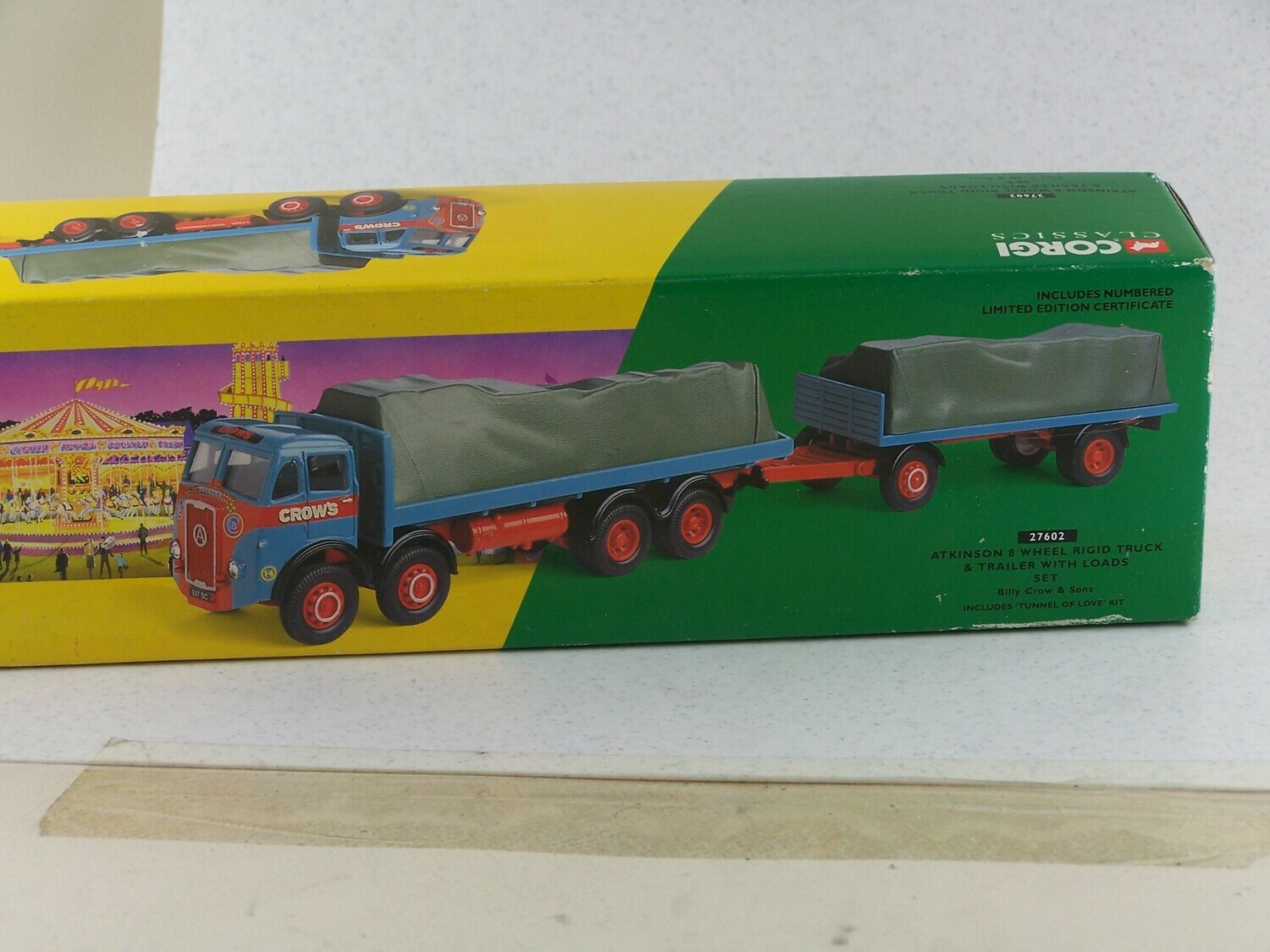 CORGI 27602 ATHINKSON 8 WHEEL RIGID TRUCK &amp; TRAILER WITH LOADS SET