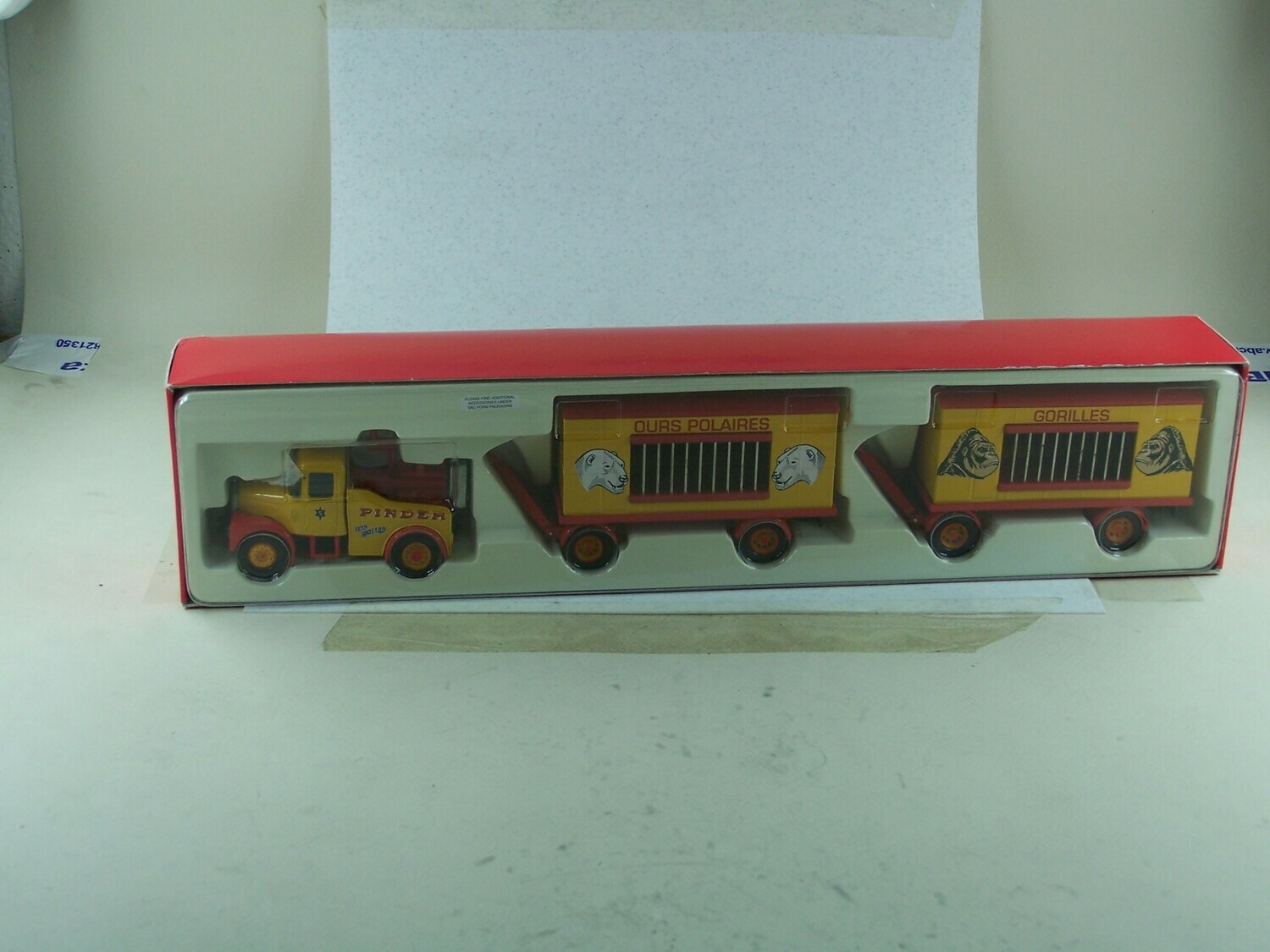 CORGI 16801 SCAMMEL HIGHWAYMAN AVEC 2 REMORQUES CAGE