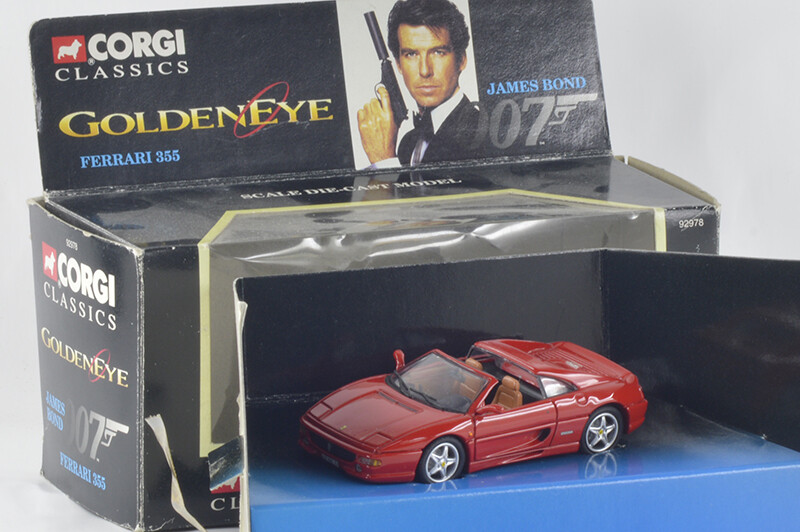 CORGI 92978 FERRARI 355 GOLDENEYE JAMES BOND