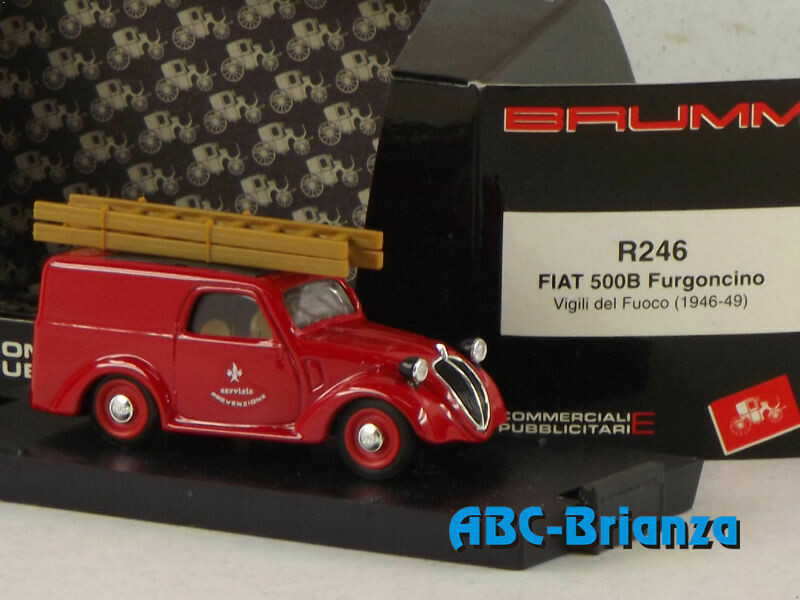 BMR246 FIAT 500B 1946-49 VIGILI DEL FUOCO