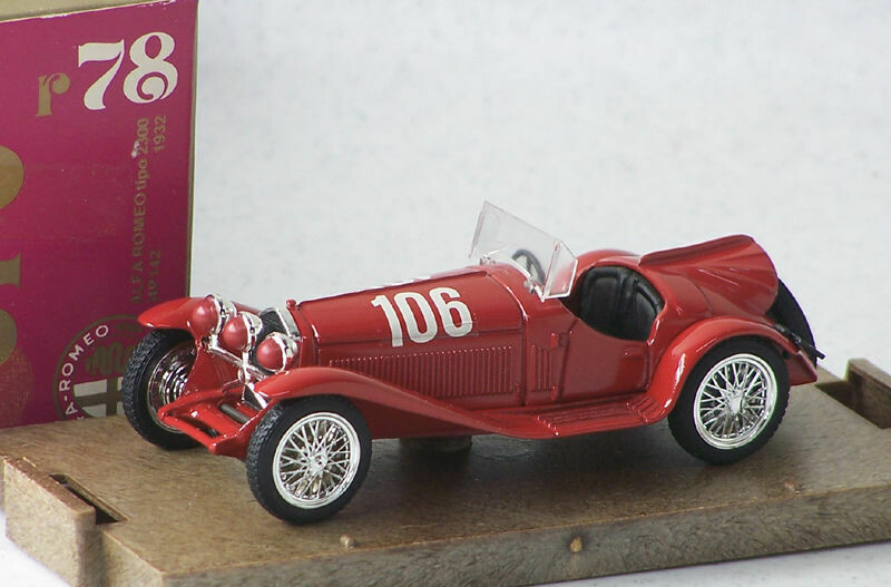 BMR078 ALFA ROMEO 2300 1932 MILLE MIGLIA # 106
