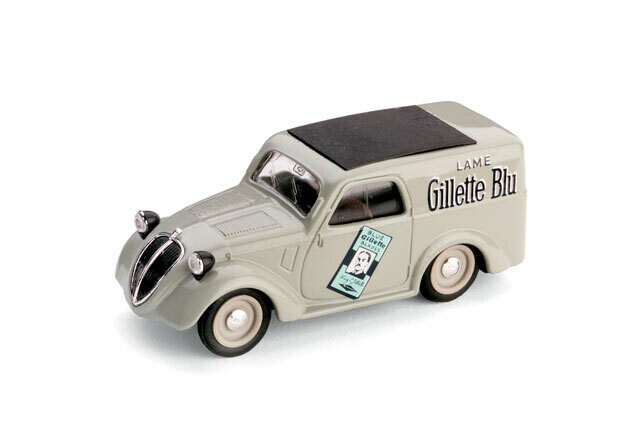 BMR079 FIAT 500 B COMMERCIALE " LAME GILLETTE BLUE"