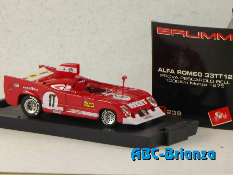 BMR239 ALFA ROMEO 33TT12 1975 MONZA