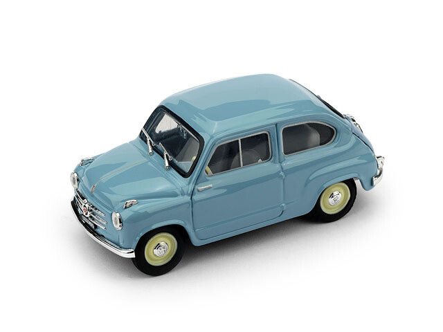 BMR247-04-UPD FIAT 600-1°SERIE BERLINA B7961955 AZZURRO CENERE