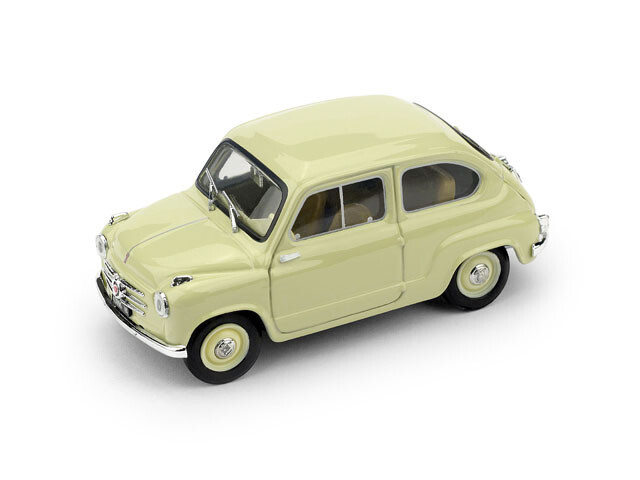 BMR247-09-UPD FIAT 600 1° SERIE BERLINA 1955 BEIGE