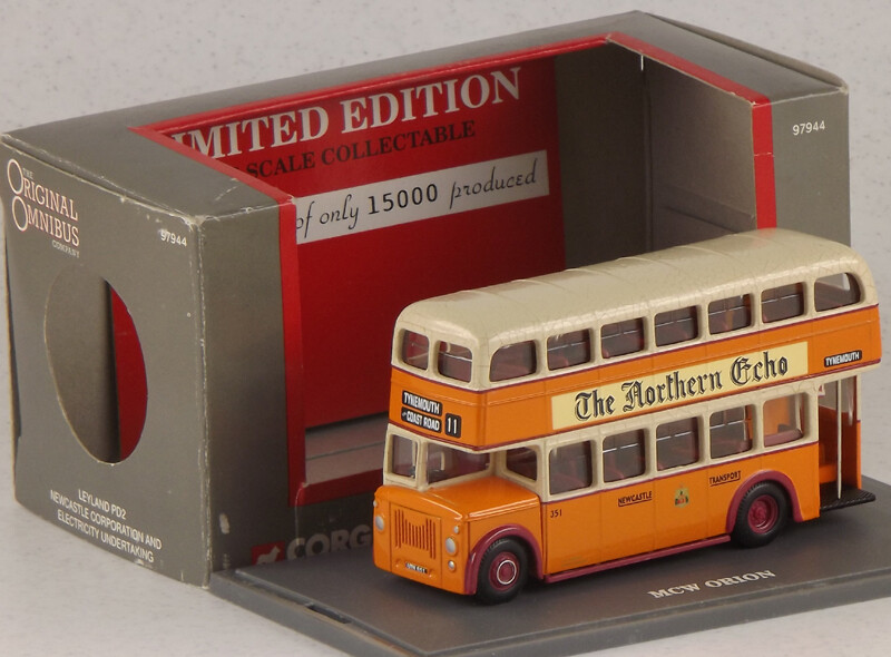CORGI 97944 LEYLAND PD2 NEWCASTLE CORPORATION AND ELECTRICITY UNDERTAKING
