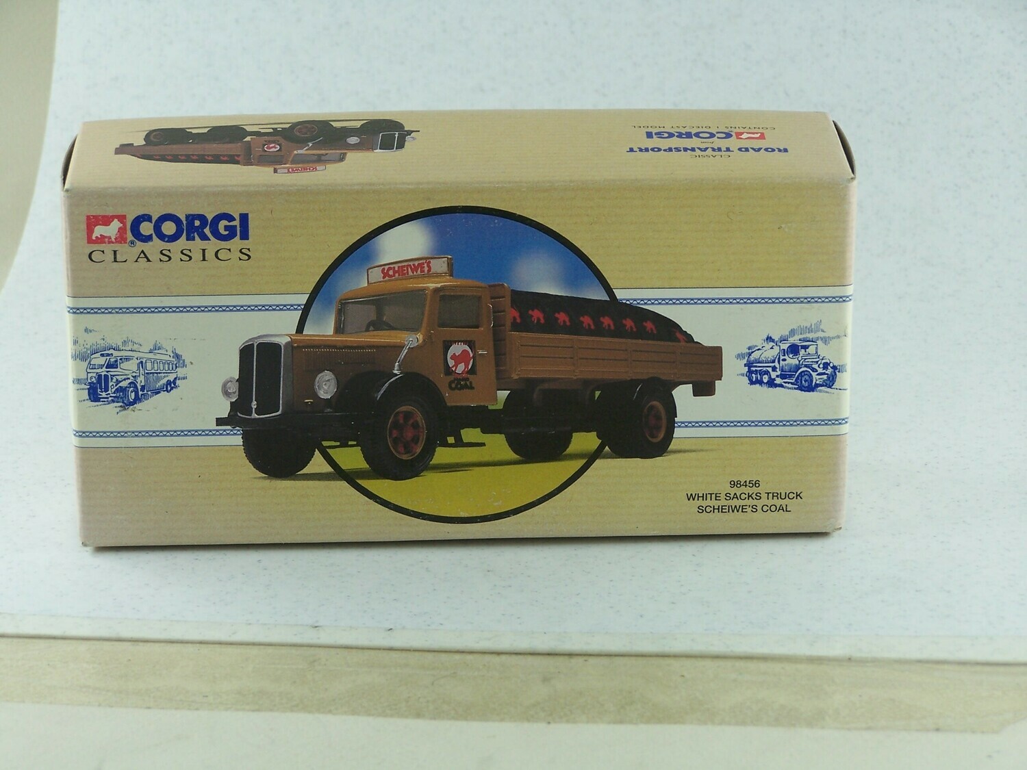 CORGI 98456 WHITE SACKS TRUCK SCHEIWE'S COAL