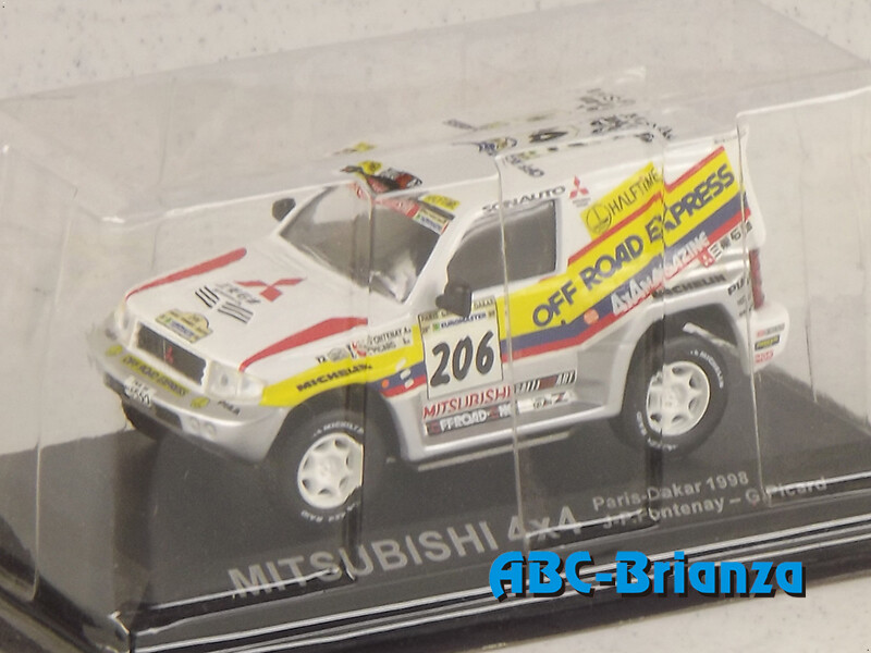 EDICOLA ED004 MITSUBISHI 4X4 P-DAKAR 1998 J P. FONTENAY - G.PICARD