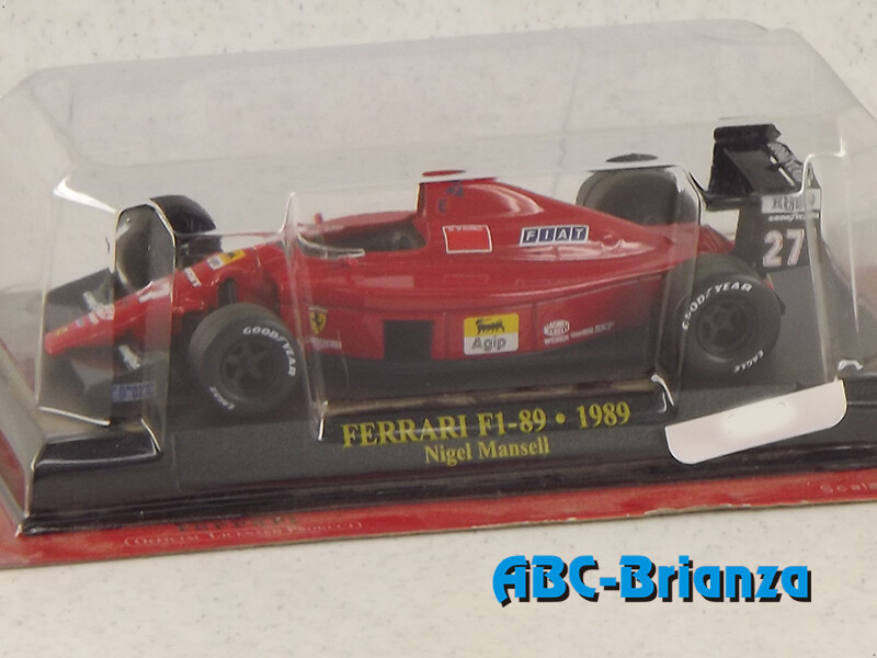 EDICOLA ED084 FERRARI F1-89 1989 NIGEL MANSELL