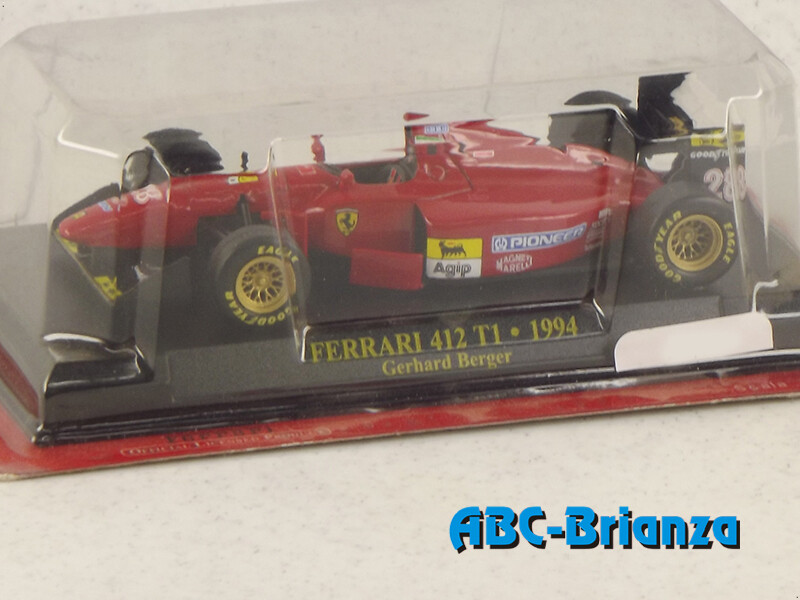 EDICOLA ED088 FERRARI 412 T1 1994 GERHARD BERGER