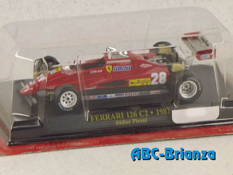 EDICOLA ED079 FERRARI 126 C2 1982 DIDIER PIRONI