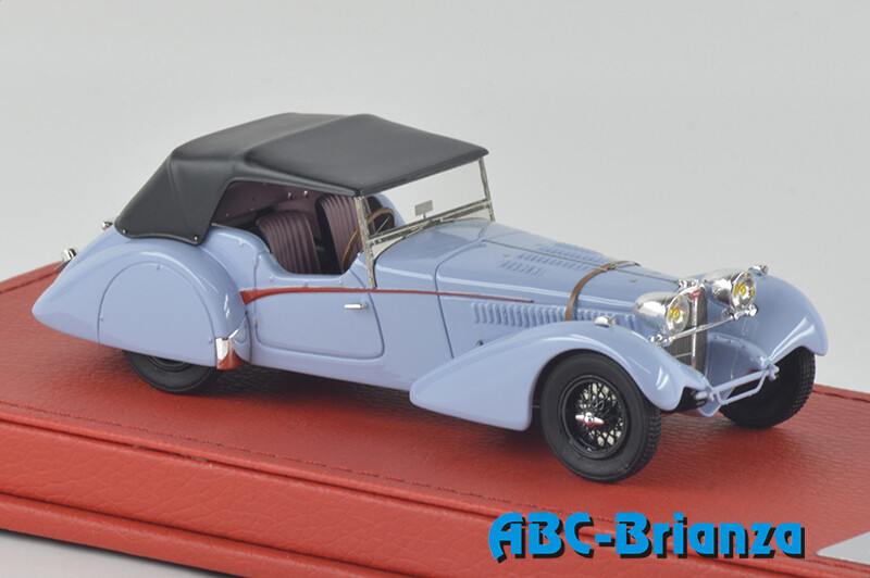 EVRAT202 BUGATTI T57S SPORTS TOURER VANDEN PLASS # 57541 CLOSED TOP