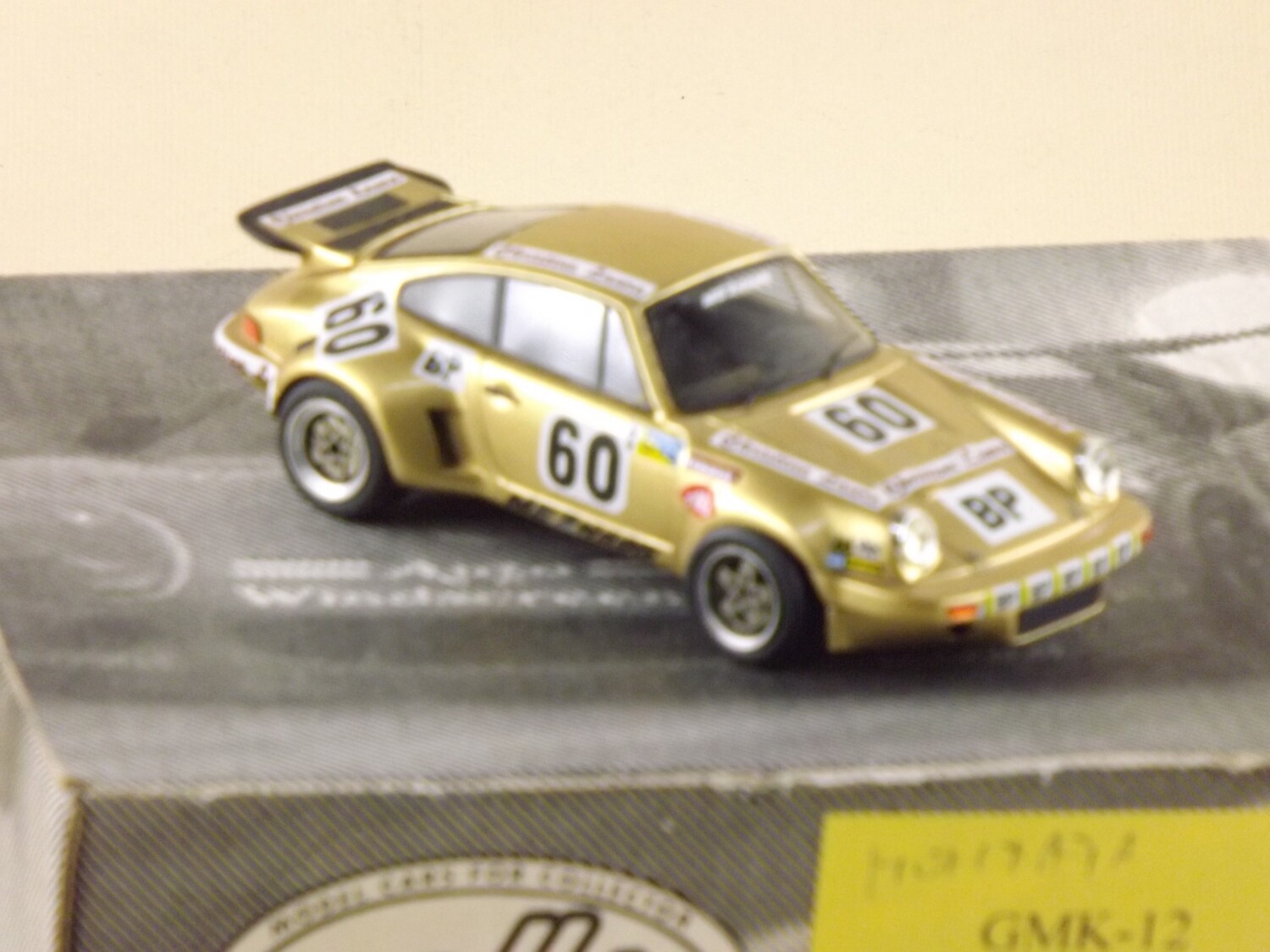 GAMMA MODELS  GMM012 PORSCHE RSR "MEZNARIE"  LeMANS 1974 N° 60 GOLD