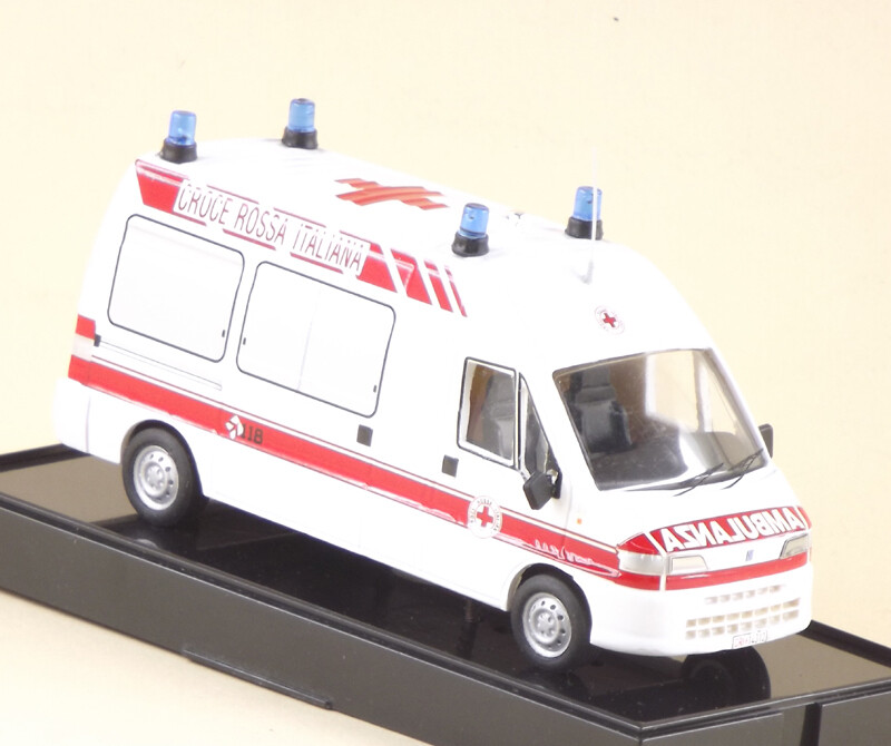 GIOCHER GRD01CRI  DUCATO AMBULANZA CROCE ROSSA ITALIANA