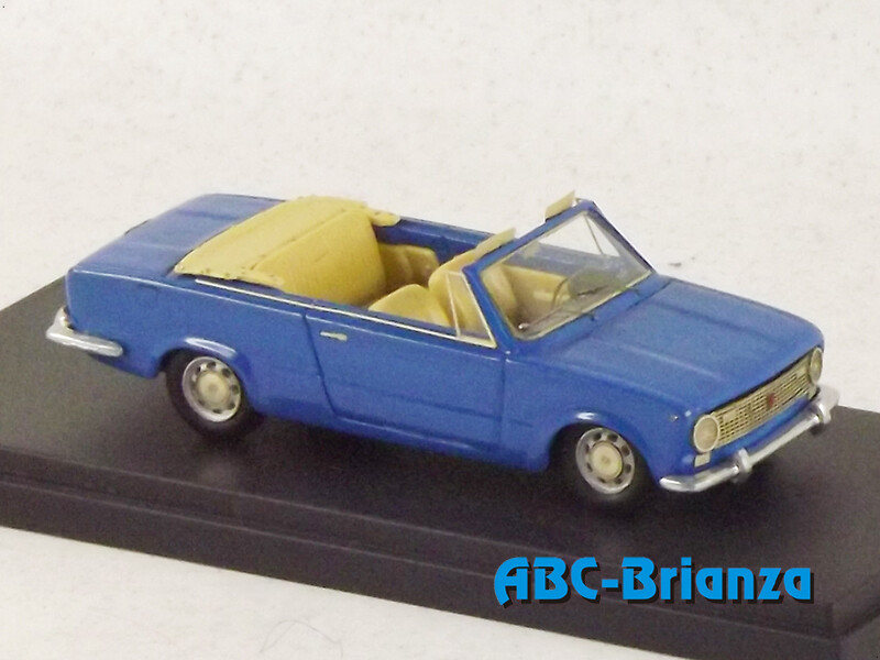 GAMMA GMM111 FIAT 124 CABRIOLET TOURING SALONE TORINO 1966