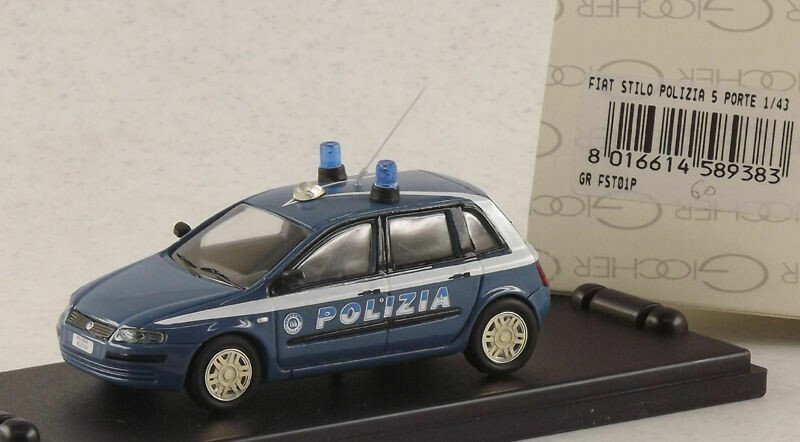 GIOCHER GRFST01P FIAT STILO POLIZIA 5 PORTE 1/43