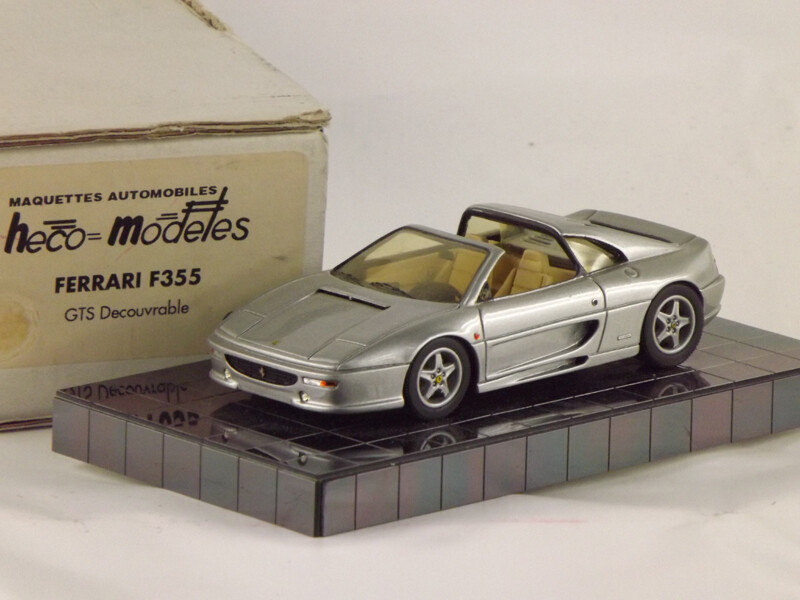 HECO MODELES  HECOF355GTS FERRARI F355 GTS DECOUVRABLE  SILVER