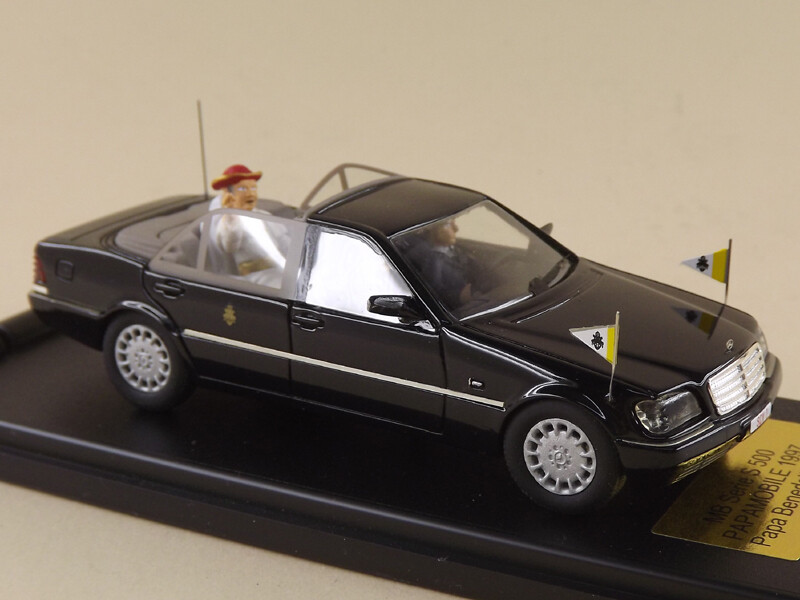 GIOCHER GRMP02 MB SERIE S 500 PAPAMOBILE PAPA BENEDETTO XVI