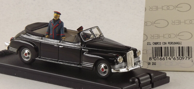 GIOCHER GRZ02 ZIL CABRIO ANNI 40  CON  STALIN E AUTISTA