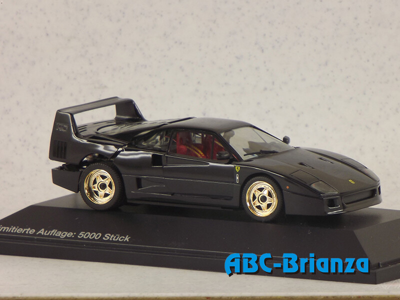 HERPA HERPA10320 Ferrari F40 GOLD WHEELS