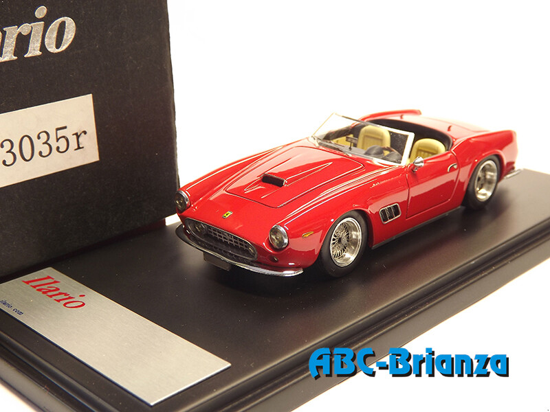 ILARIO IL43035R FERRARI 250GT SWB SPYDER CALIFORNIA 3867 GT RED
