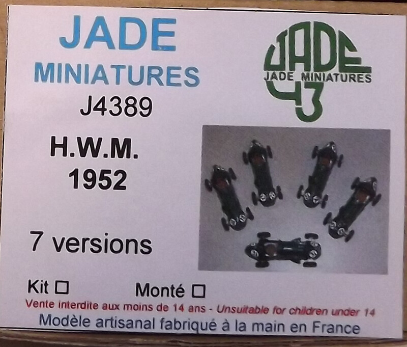 JADE JADK43089 H.W.M. F2 1952 7 versioni