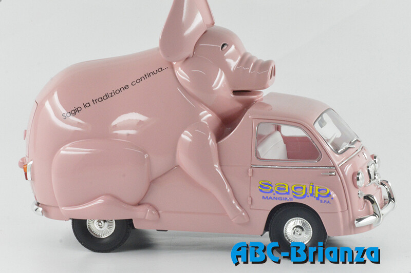LA MINIMINIERA LMMUR74380 FIAT 600 MULTIPLA FLYING PIG - LA MAIALA 1960