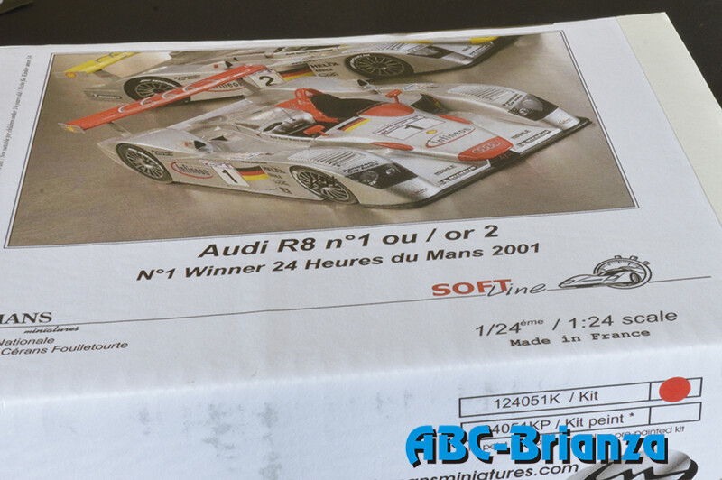 LE MANS MINIATURES LM124051K Audi R8 n°1 Winner Le Mans 2001