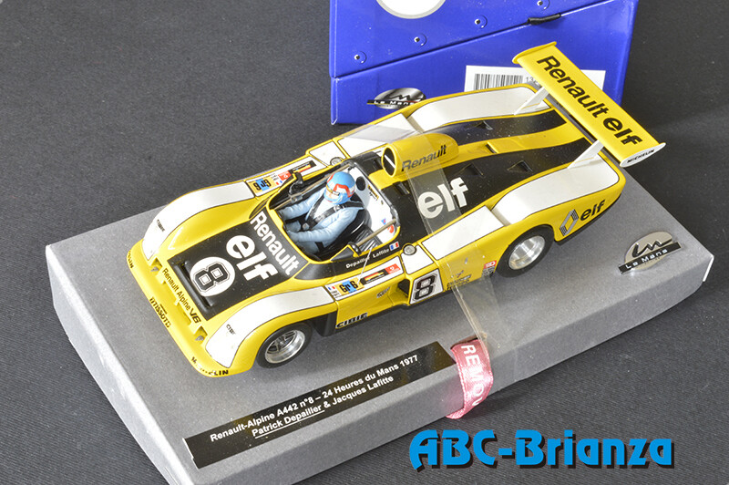 LE MANS MINIATURES LM132077-8 ALPINE A442 LE MANS 1977 # 8 PATRICK DEPAILLER-JACQUES LAFITTE