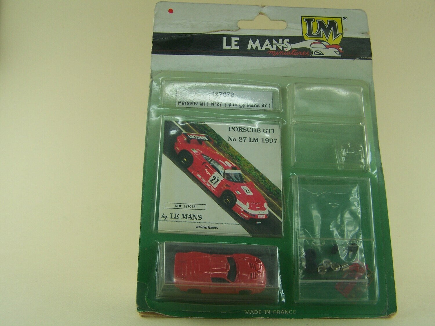 LE MANS MINIATURES LM187078KP	PORSCHE GT1 N. 27 LM 1997