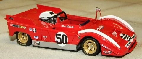 MARSH MODEL MSHKMM261 Ferrari 712M 1971 Andretti Watkins Glen # 50