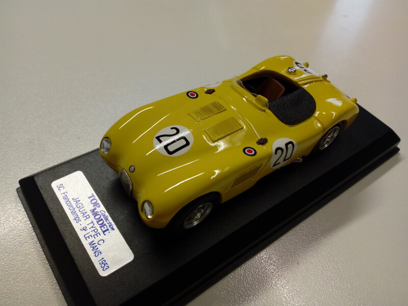 TOP MODEL TMC031 JAGUAR C TYPE LM 53 YELLOW