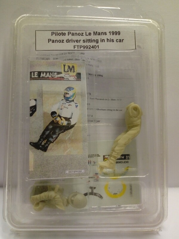 LE MANS MINIATURES LMFTP992401K DAVID BRABHAM PANOZ LM 1999 SITTING IN THE CAR