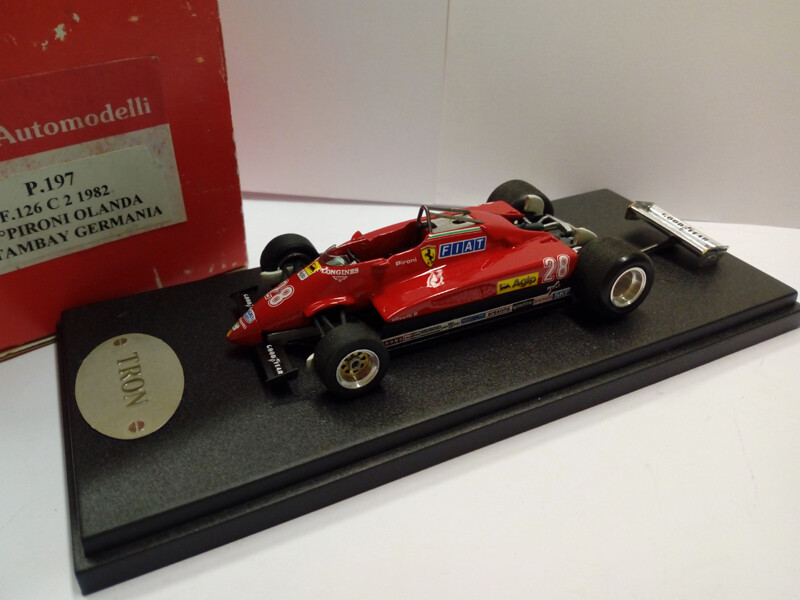 TRON KIT TRM197 FERRARI 126 C2 GP.OLANDA 1°CL. DIDIER PIRONI