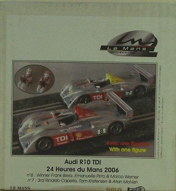 LE MANS MINIATURES LMKP132015-7 AUDI R10 TDI LE MANS 2006 # 7