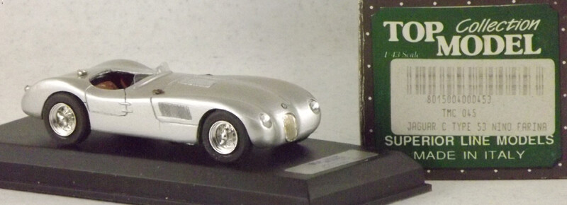 TOP MODEL TMC045 Jaguar C-TYPE Street  Argento-Silver