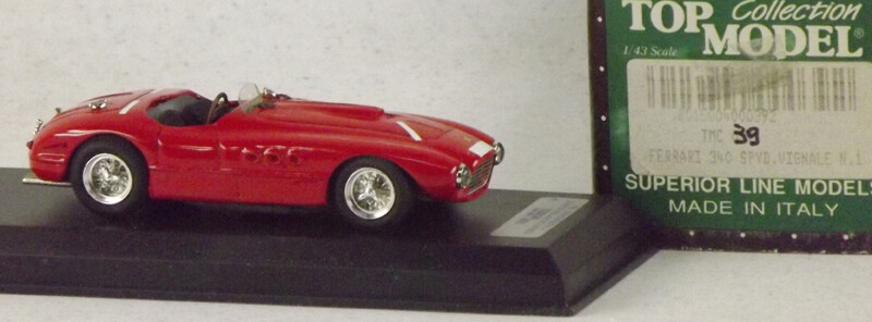 TOP MODEL TMC039 FERRARI 340 SPIDER VIGNALE NURBURGRING 1953