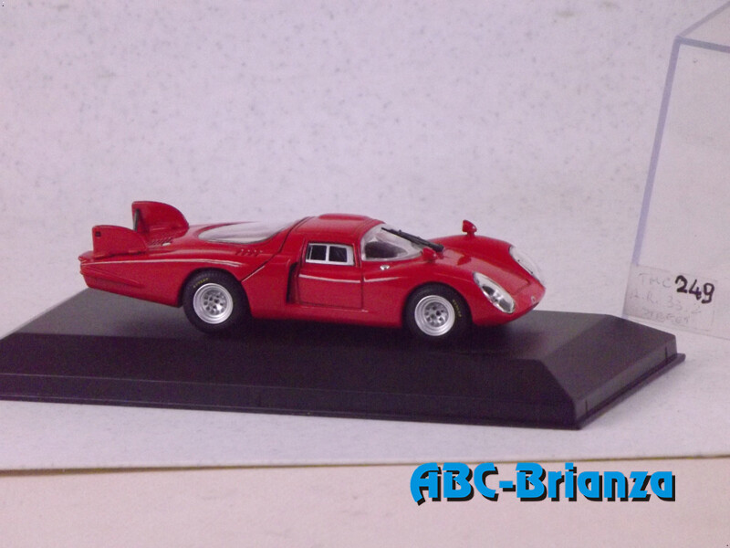 TOP MODEL TMC249 ALFA ROMEO 33.2  1968 STREET RED