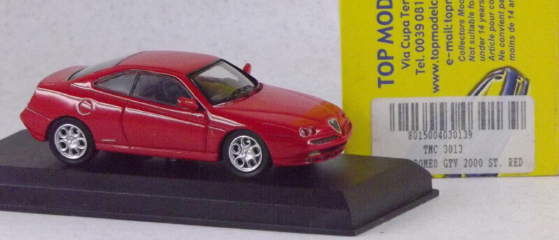 TOP MODEL TMC 3013 ALFA ROMEO GTV 2000 STREET RED