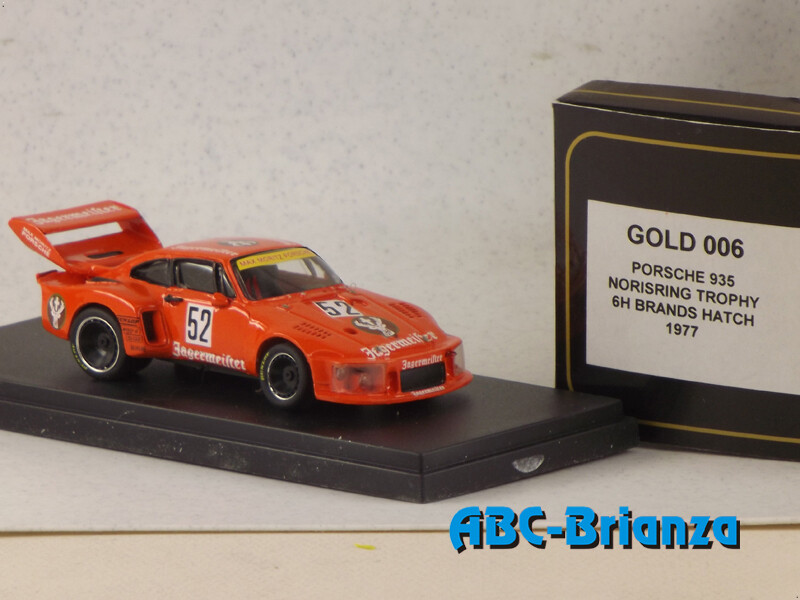 TOP MODEL TMCGOLD006 PORSCHE 935 TURBO LE MANS 1977 JAGERMEISTER